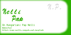 nelli pap business card
